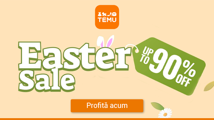 TEMU - Easter Sale până la -90%