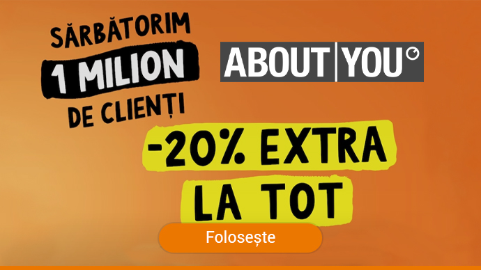 About You - 20 % extra la TOT