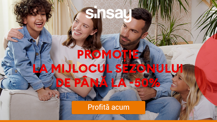 Sinsay - Promoție de până la -50%