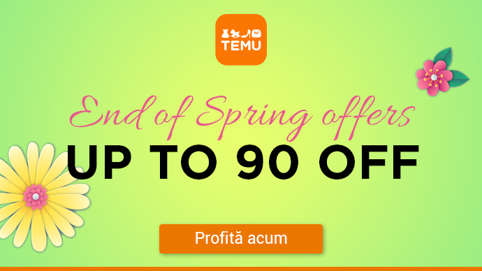 TEMU - Spring Sale până la -90%